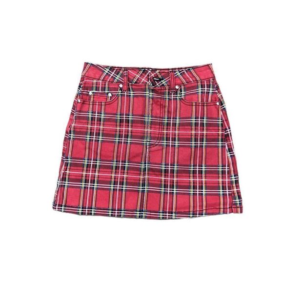 22. Plaid Forever 21 Skirt Small - Picture 2 of 7